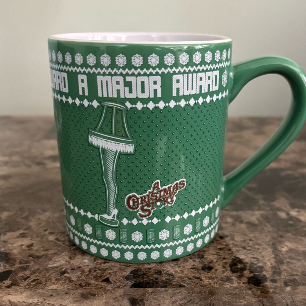 A Christmas Story Mug 14 oz Multicolor Ceramic Drinkware Holiday Turner Ent New